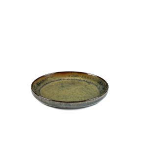 Assiette plate rond gris grès émaillé Ø 16 cm Surface Serax