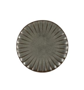 Assiette plate rond vert grès émaillé Ø 15 cm Inku Serax