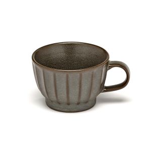 Tasse à expresso vert grès émaillé 10 cl Ø 7,5 cm Inku Serax