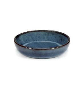 Bol rond bleu grès émaillé Ø 8,5 cm Pure Blue Serax