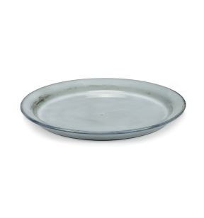 Assiette plate rond bleu grès émaillé Ø 23,5 cm Pure Blue Serax
