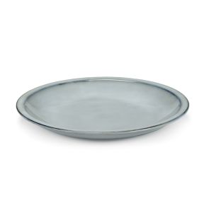 Assiette plate rond bleu grès émaillé Ø 27,5 cm Pure Blue Serax