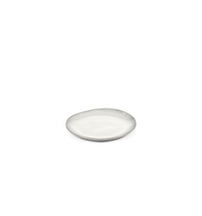 Assiette coupe plate rond écru grès émaillé 18x18 cm La Mère Serax