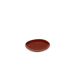 Assiette coupe plate rond Venetian red grès émaillé 18x18 cm La Mère Serax