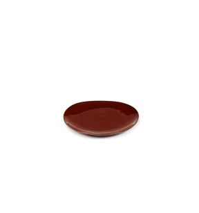 Assiette coupe plate rond Venetian red grès émaillé 20x20 cm La Mère Serax