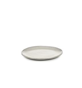 Assiette coupe plate rond écru grès émaillé 25x25 cm La Mère Serax