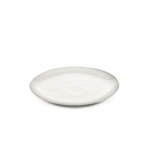 Assiette coupe plate rond écru grès émaillé 30,5x30,5 cm La Mère Serax