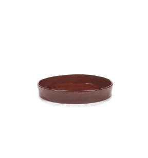 Assiette creuse rond Venetian red grès émaillé 20x20 cm La Mère Serax