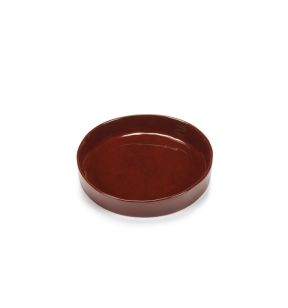 Assiette creuse rond Venetian red grès émaillé 25x25 cm La Mère Serax
