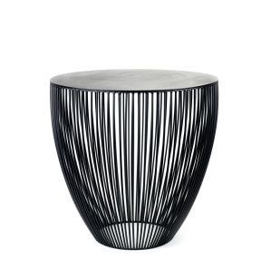 Table bingo antonino rond noir Ø 50 cm 50 cm Serax
