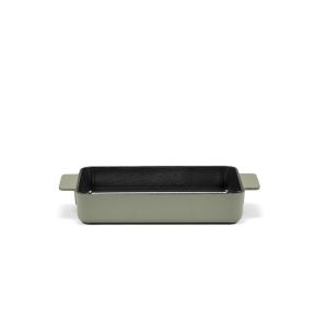 Plat rectangulaire vert fonte d'acier 38x20 cm Surface Serax