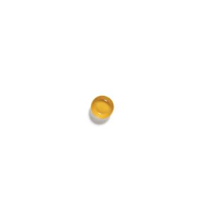 Plat rond sunny yellow grès émaillé Ø 7,5 cm Feast By Ottolenghi Serax