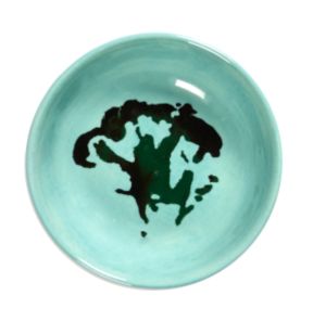 Plat rond azure broccoli vert grès émaillé Ø 11,5 cm Feast By Ottolenghi Serax