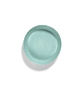 Plat rond azure swirl - stripes rouge grès émaillé Ø 30 cm Feast By Ottolenghi Serax