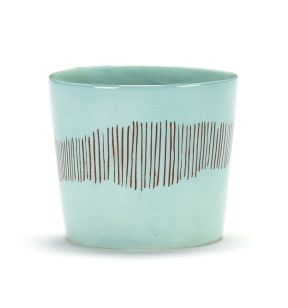 Tasse à café rond bleu grès émaillé 15 cl Ø 7 cm Feast By Ottolenghi Serax