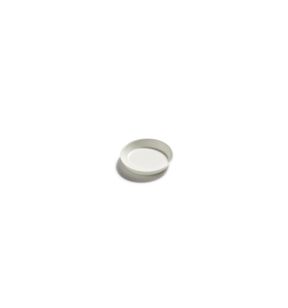 Vlakke snijplaat rond wit bone china Ø 8 Nido Serax