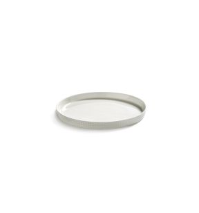 Vlakke snijplaat rond wit bone china Ø 20 Nido Serax