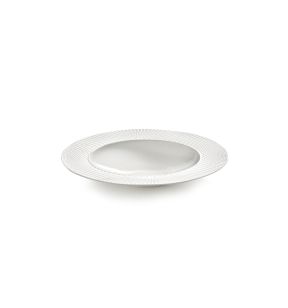 Assiette creuse rond blanc porcelaine bone china Ø 24 cm Nido Serax