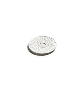 Sous tasse à café rond blanc porcelaine bone china Ø 13,8 cm Nido Serax