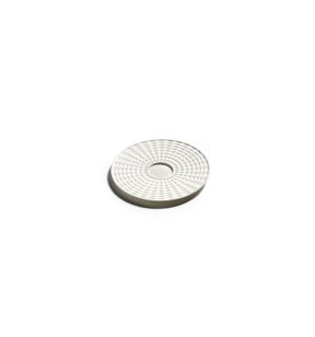 Sous tasse à café rond blanc porcelaine bone china Ø 14,5 cm Nido Serax