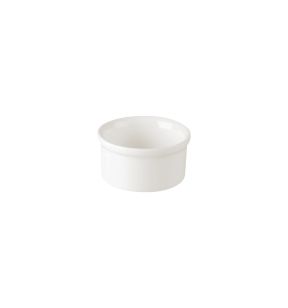 Ramequin rond ivoire porcelaine vitrifiée Banquet Rak