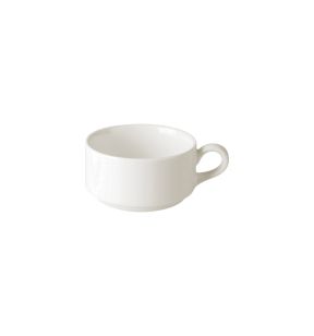 Tasse à thé rond ivoire porcelaine vitrifiée Banquet Rak