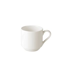 Tasse à expresso rond ivoire porcelaine vitrifiée Banquet Rak