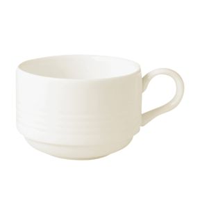 Tasse à thé rond ivoire porcelaine vitrifiée 18 cl Ø 8,5 cm Rondo Rak