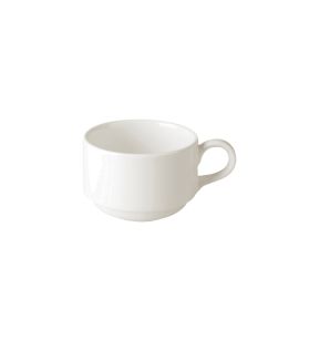 Ontbijtkop rond ivoorkleurig verglaasd Banquet Rak