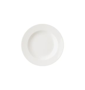 Diep bord rond ivoorkleurig verglaasd Ø 23 Banquet Rak