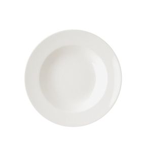Diep bord rond ivoorkleurig verglaasd Ø 30 Banquet Rak