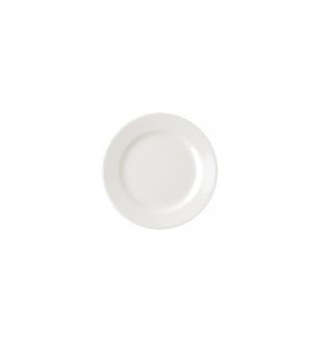 Assiette plate rond ivoire porcelaine vitrifiée Ø 17 cm Banquet Rak