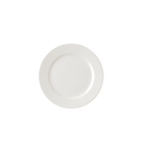 Assiette plate rond ivoire porcelaine vitrifiée Ø 21 cm Banquet Rak