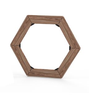Bijzettafel voor vuurkorf hout xx3 Nestor Barbecook