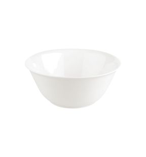 Saladier rond ivoire porcelaine vitrifiée Banquet Rak