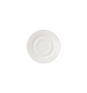 Schoteltje ontbijtkop rond ivoorkleurig verglaasd Banquet Rak