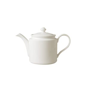 Théière rond ivoire porcelaine vitrifiée Banquet Rak