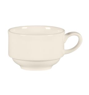 Tasse à expresso empilable rond blanc porcelaine bone china 6,7 cl Ø 6,3 cm Bravura Rak