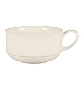 Tasse à café empilable rond blanc porcelaine bone china 16 cl Ø 8,8 cm Bravura Rak