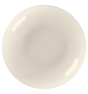 Assiette coupe creuse rond blanc porcelaine bone china Ø 25,4 cm Bravura Rak
