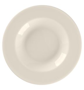 Assiette creuse rond blanc porcelaine bone china Ø 22,8 cm Bravura Rak