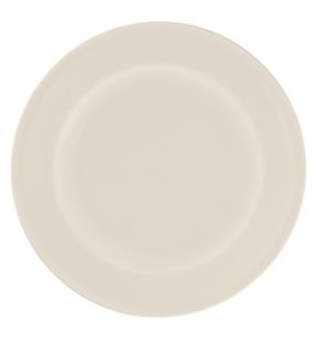 Assiette plate rond blanc porcelaine bone china Ø 17 cm Bravura Rak