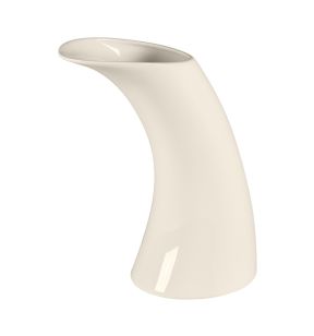Karaf onregelmatig wit bone china Ø 8.1 Bravura Rak