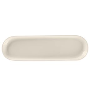 Plat rectangulaire blanc porcelaine bone china 40 cm Bravura Rak
