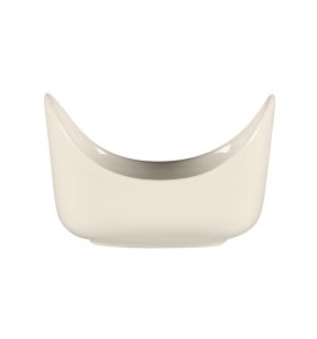 Suikerpot met zak ovaal wit bone china 9.5 Bravura Rak