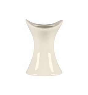 Porte cure-dents irrégulier blanc porcelaine bone china Ø 5,6 cm Bravura Rak