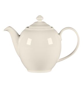 Cafetière & couvercle rond blanc porcelaine bone china 48,4 cl Ø 10,2 cm Fedra Rak