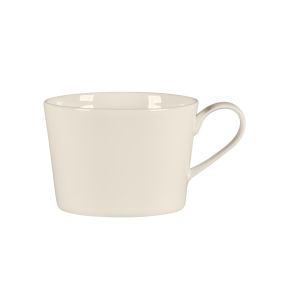 Tasse à café / thé rond blanc porcelaine bone china 23,7 cl Ø 8,9 cm Fedra Rak