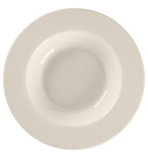 Assiette creuse rond blanc porcelaine bone china Ø 22,8 cm Fedra Rak