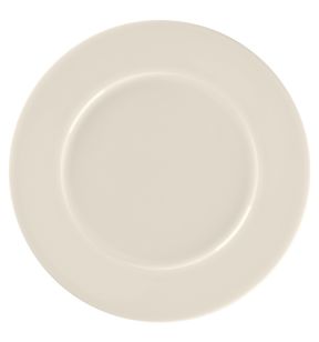 Assiette plate rond blanc porcelaine bone china Ø 21,9 cm Fedra Rak